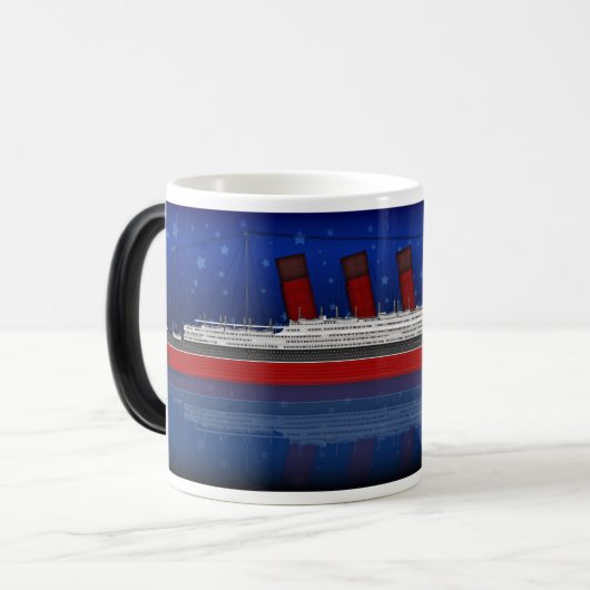 Kreuzfahrtschiff Verwandlungstasse (Vorderseite Links)