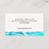 Kreuzfahrtschiff Visitenkarte (Rückseite)