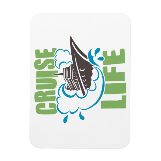 Kreuzfahrtschiffahrt - Kabine Magnet (Vertikal)