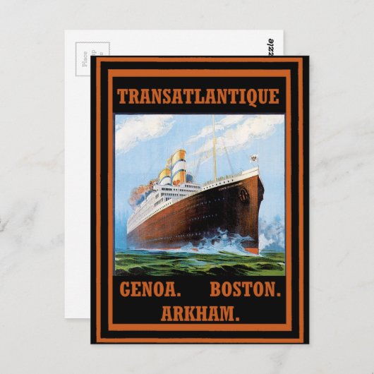 Kreuzfahrtschiffe: Arkham Postkarte (Vorne/Hinten)