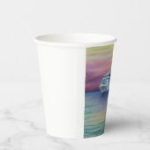 Kreuzfahrtschiffe bieten einen luxuriösen und aufr pappbecher (Rechts)