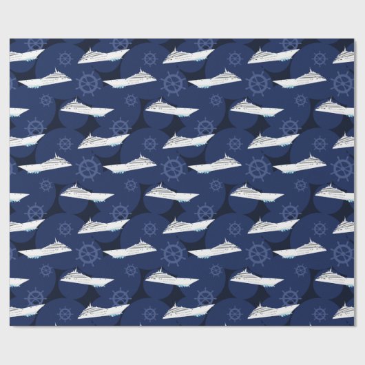 Kreuzfahrtschiffe Geschenkpapier (Flach)