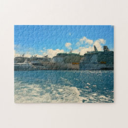 Kreuzfahrtschiffe in St. Martin/St. Maarten Puzzle
