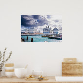 Kreuzfahrtschiffe Poster (Küche)