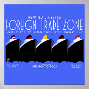 Kreuzfahrtschiffe Vintage Poster Ocean Liner