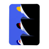 Kreuzfahrtschiffe Vintage Poster Ocean Liner Magnet (Vertikal)