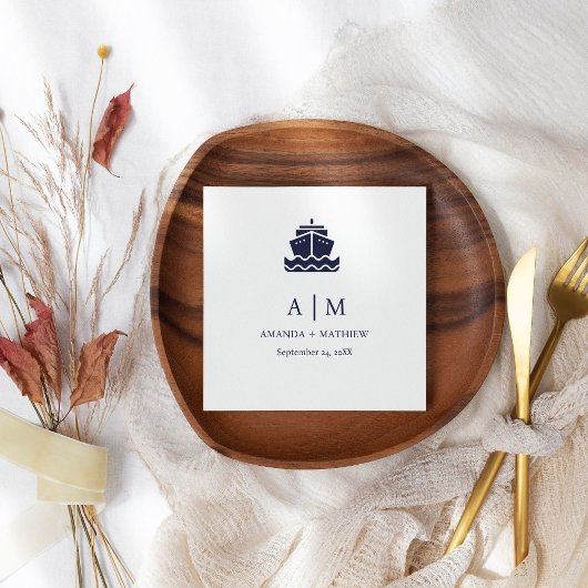 Kreuzfahrtschifffahrt Serviette