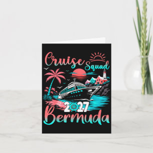 Kreuzfahrtsteam Bermuda 2027 tropischer Urlaub Fam Karte
