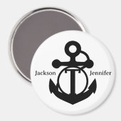 Kreuzfahrttür für das Paar nach Maß T Magnet (Vorderseite/Rückseite)