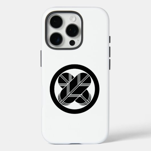 Kreuzfedern im Kreis Case-Mate iPhone Hülle (Rückseite)