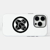 Kreuzfedern im Kreis Case-Mate iPhone Hülle (Rückseite (Horizontal))