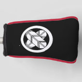 Kreuzfedern im Kreis Golf Headcover (Vorderseite)