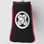 Kreuzfedern im Kreis Golf Headcover (Rotieren 90)