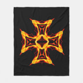 Kreuzfeuer Fleecedecke (Vorderseite)