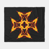 Kreuzfeuer Fleecedecke (Vorderseite (Horizontal))