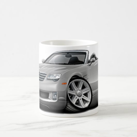 Kreuzfeuer-silbernes Kabriolett Kaffeetasse (Mittel)