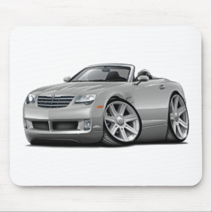 Kreuzfeuer-silbernes Kabriolett Mousepad