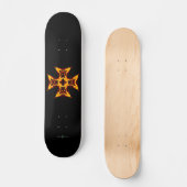 Kreuzfeuer Skateboard (Vorderseite)