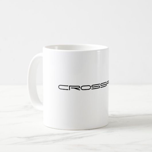 Kreuzfeuer-Tasse Kaffeetasse (Vorderseite Links)