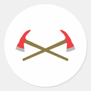 Kreuzfeuerwehr Runder Aufkleber