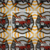 Kreuzfeuerwehrwerkstoff Stoff (Kachel)