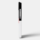 Kreuzflagge der mittelalterlichen Ritter Templar Case-Mate iPhone Hülle (Rückseite / Links)