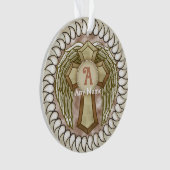 Kreuzflügel-Monogramm Ornament (Vorderseite)
