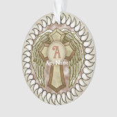 Kreuzflügel-Monogramm Ornament (Vorderseite)