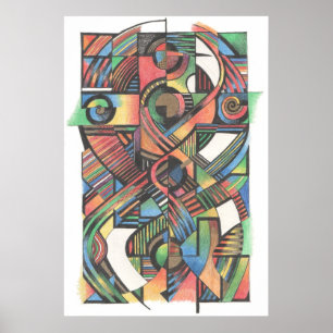 Kreuzförmige 9 poster