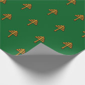 Kreuzgeschenk der katholischen Kirche Geschenkpapier (Ecke)