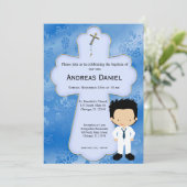 Kreuzheiliger Kommunion Einladung (Stehend Vorderseite)