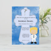 Kreuzheiliger Kommunion Einladung (Stehend Vorderseite)