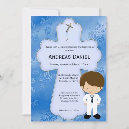 Kreuzheiliger Kommunion Einladung (Vorderseite)