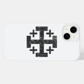 Kreuzheiliges Landgrundes-Symbol Jerusalem P Case-Mate iPhone Hülle (Rückseite (Horizontal))