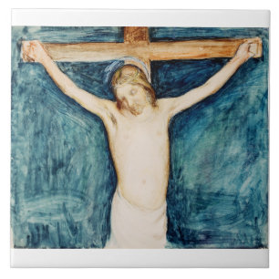 Kreuzigung aus dem Altarpiece in der Kirche Fliese