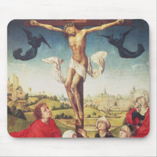 Kreuzigung, c.1510 (Öl auf Platte) Mousepad