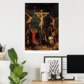 Kreuzigung Christi durch Frans I. Francken Poster (Heimbüro)