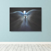 Kreuzigung Christi mit dem Heiligen Geist Leinwanddruck (Insitu (Holzboden))