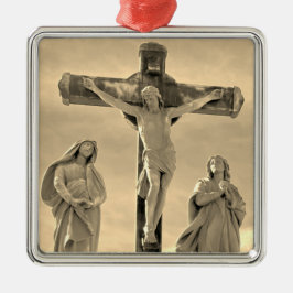 Kreuzigung Christi Ornament Aus Metall