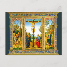Kreuzigung der Renaissance durch Christus Postkarte
