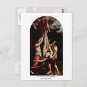 Kreuzigung des hl. Peter durch Guido Reni Postkarte (Vorne/Hinten)