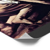 Kreuzigung des hl. Peter durch Michelangelo Merisi Poster (Ecke)