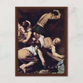 Kreuzigung des hl. Peter durch Michelangelo Merisi Postkarte (Vorderseite)