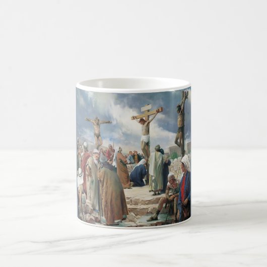 Kreuzigung durch Carl Bloch Kaffeetasse (Mittel)