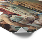 Kreuzigung durch Carl Bloch, religiös Poster (Ecke)