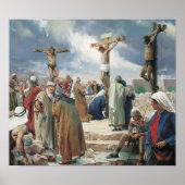 Kreuzigung durch Carl Bloch, religiös Poster (Vorne)