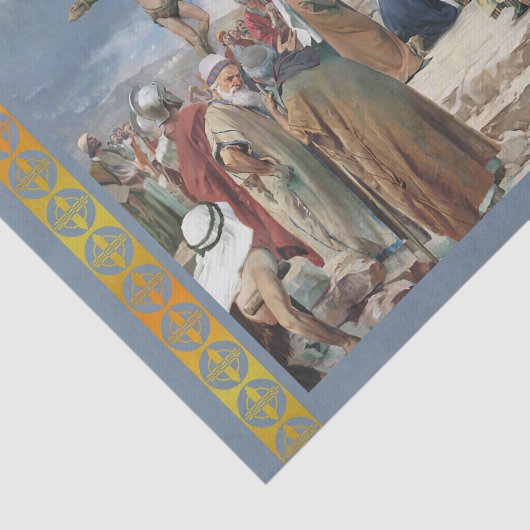 Kreuzigung durch Carl Bloch Seidenpapier (Ausschnitt)