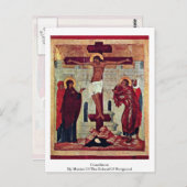 Kreuzigung durch den Kapitän der Schule von Novgor Postkarte (Vorne/Hinten)