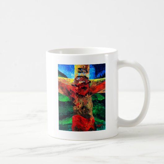 Kreuzigung ist es fertiges 2009 kaffeetasse (Rechts)