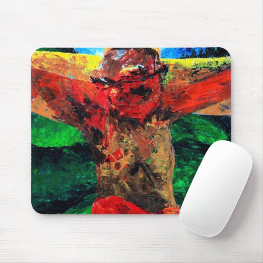 Kreuzigung ist es fertiges 2009 mousepad (Mit Mouse)